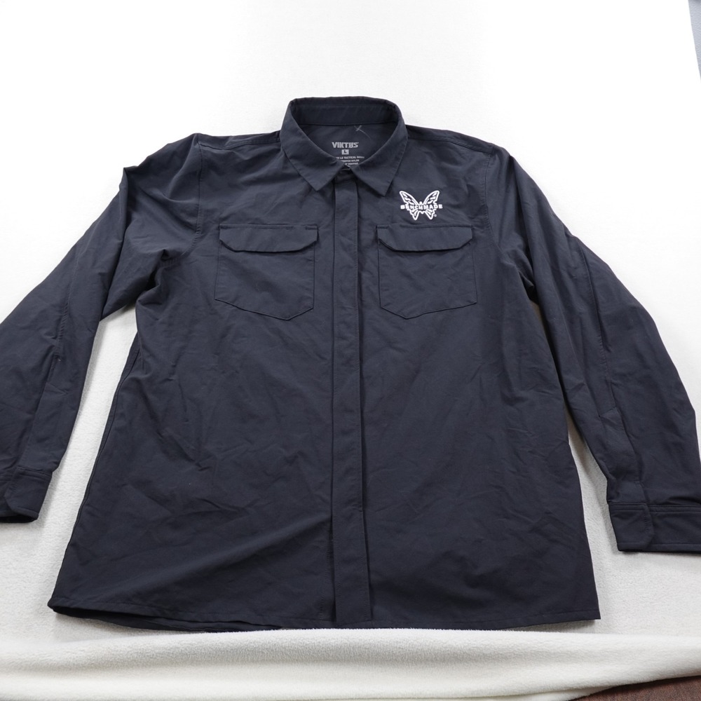 Viktos Parolux Tactical Shirt Mens Large Black Benchmade Performance Stretch